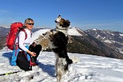 RESEGONE innevato e ‘Porta del Palio’ ad anello da Fuipiano Valle Imagna il 16 febbraio 2019- FOTOGALLERY